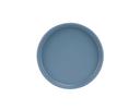 Cal Mil Hudson Stone Blue Low Rim Melamine Plate, 8.25 inch Dia. x 1 inch Height -- 6 per case