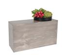 Cal Mil Aspen Rectangular Gray-Washed Pine Wood Riser, 20.5 inch Width x 7 inch Depth x 11 inch Height