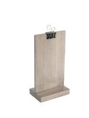 Cal Mil Aspen Clipboard Sign Holder, 4.5 inch Width x 2.5 inch Depth x 8.5 inch Height