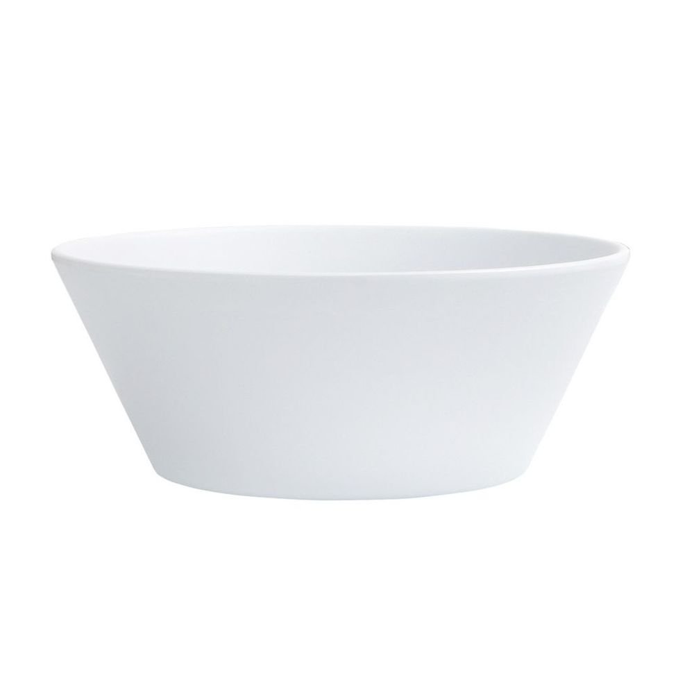 Cal-Mil Classic Coupe White Melamine Bowl, 28 Ounce Capacity