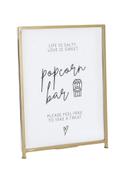 Cal Mil Heritage Signage with Rectangle Frame, 8.5 inch Width x 1 inch Depth x 11 inch Height