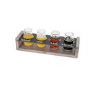 Cal-Mil Aspen Taster Caddy, 13 inch Width x 4 inch Depth x 2.5 inch Height -- 6 per case