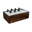 Cal-Mil Heritage Ice Housing with Clear Pan, 21.5 inch Width x 12.5 inch Depth x 6.5 inch Height
