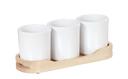 Cal Mil Blonde Cylinder Tray, 16 inch Width x 5.5 inch Depth x 6 inch Height