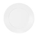 Cal Mil Classic Rim White Melamine Plate, 7 inch Dia. x 0.75 inch Height