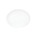 Cal-Mil Shallow Coupe White Oval Melamine Platter, 11 inch Width x 14 inch Depth x 0.625 inch Height
