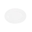 Cal-Mil Classic Rim White Oval Melamine Platter, 9.75 inch Width x 7.25 inch Depth x 0.75 inch Height