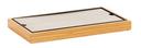 Cal Mil Bamboo Frame Cold Concept Tray, 9.5 inch Width x 17.75 inch Depth x 1.75 inch Height