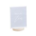 Cal-Mil Newport 8 x 11 inch Card Holder, 8.5 x 6 x 12.25 inch