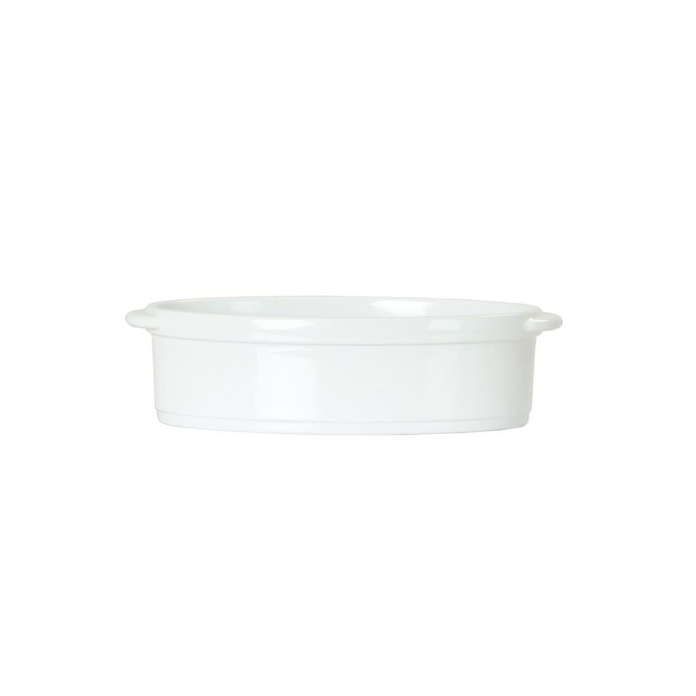 Cal-Mil Melamine Oval White Cocotte, 8.5 inch Width x 5.25 inch Depth x 2.25 inch Height