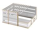 Cal Mil Empire White Butane Stove Frame, 14.25 inch Width x 13 inch Depth x 7.25 inch Height
