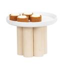 Cal-Mil Newport Round Pedestal Riser Base, 6 inch Dia x 7 inch Height