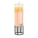 Cal-Mil Madison 3 Gallon Beverage Dispenser with Ice Chamber, 8.5 x 9.75 x 25.75 inch