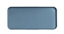 Cal Mil Hudson Stone Blue Melamine Tray, 6 inch Width x 13 inch Depth x 1 inch Height