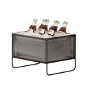 Cal-Mil Camden Ice Housing with Clear Pan, 10 inch Width x 13 inch Depth x 9.5 inch Height