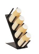 Cal-Mil Knockdown Cup and Lid Display, 4.75 inch Width x 11 inch Depth x 13 inch Height