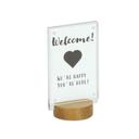 Cal-Mil Madera 4 x 6 inch Card Holder, 4 x 3 x 7.13 inch
