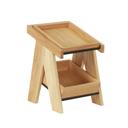 Cal-Mil Sydney Oak 2 Tier Merchandiser, 12.5 inch Width x 14 inch Depth x 17.5 inch Height