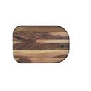 Cal-Mil Sydney Walnut Serving Board, 18 inch Width x 12 inch Depth x 0.75 inch Height