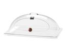 Cal Mil Dome Cover with Front Door, 15.5 inch Width x 11.375 inch Depth x 6.5 inch Height