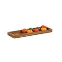 Cal-Mil Sydney Walnut Tray, 20 inch Width x 6 inch Depth x 1.5 inch Height