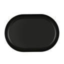 Cal-Mil Oslo Melamine Black Platter, 11 inch Width x 7 inch Depth x 1 inch Height -- 6 per case
