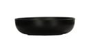 Cal Mil Oslo Melamine Black Round Bowl, 8 inch Dia. x 2 inch Height
