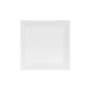 Cal-Mil White Melamine Square Plate, 10 inch Width x 10 inch Depth x 1.37 inch Height
