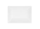 Cal Mil White Rectangle Plate, 5 inch Width x 7 inch Depth x 1.37 inch Height -- 6 per case