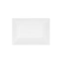 Cal-Mil White Melamine Rectangle Plate, 5 inch Width x 7 inch Depth x 1.37 inch Height