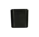 Cal Mil Hudson Black Melamine Jar, 3.75 inch Width x 3.75 inch Depth x 3.75 inch Height -- 3 per case