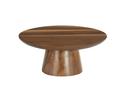 Cal Mil Sydney Walnut Cake Pedestal, 12 inch Dia. x 5 inch Height