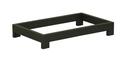 Cal Mil Sydney Sleek Black Metal Riser, 12 inch Width x 20 inch Depth x 3 inch Height