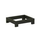 Cal-Mil Sydney Sleek Black Metal Riser, 10 inch Width x 12 inch Depth x 3 inch Height