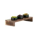 Cal-Mil Sydney Walnut Nesting Riser, 18 inch Width x 7 inch Depth x 3 inch Height