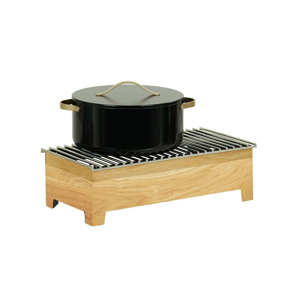 Cal-Mil Sydney Oak Chafer Alternative, 20 inch Width x 10 inch Depth x 5.5 inch Height