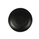 Cal-Mil Hand Thrown Black Melamine Plate, 9 inch Width x 1 inch Height