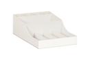 Cal Mil White Classic Coffee Condiment Organizer, 8 inch Width x 12 inch Depth x 4 inch Height