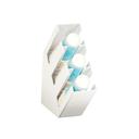 Cal-Mil White Classic Cup and Lid Organizer, 4.5 inch Width x 16.25 inch Depth x 16.25 inch Height