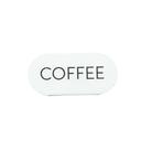 Cal-Mil Juno Oval Coffee Tent, 4.5 inch Width x 2 inch Height -- 6 per case