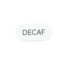Cal-Mil Juno Oval Decaf Tent, 4.5 inch Width x 2 inch Height -- 6 per case