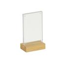 Cal-Mil Sydney Oak Card Holder, 4 inch Width x 2.5 inch Depth x 6.5 inch Height