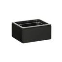 Cal-Mil Onyx Ice Housing with Clear Pan, 13 inch Width x 10.5 inch Depth x 7 inch Height