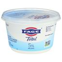 Fage Total 5 Percent Milkfat Plain Milk Yogurt, 16 Ounce -- 6 per case