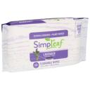 Simpleaf Lavender Flushable Wipes, 50 count -- 6 per case
