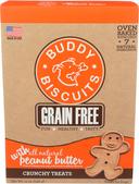 Buddy Biscuits Grain Free Oven Baked Peanut Butter Crunchy Dog Treats, 14 Ounce -- 6 per case