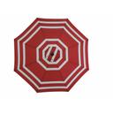 American Maid Red Wide Stripe Umbrella, 9 feet -- 4 per case