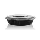 American Maid Round 37 Ounce Meal Prep Containers with Lids, 150 set
