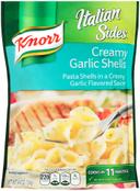 Knorr Creamy Garlic Shell Italian Sides Noodle and Sauce, 4.9 Ounce -- 12 per case.