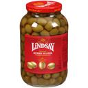 Lindsay Stuffed Queens Spanish Green Olives 100/120,  84 Ounce -- 4 Case